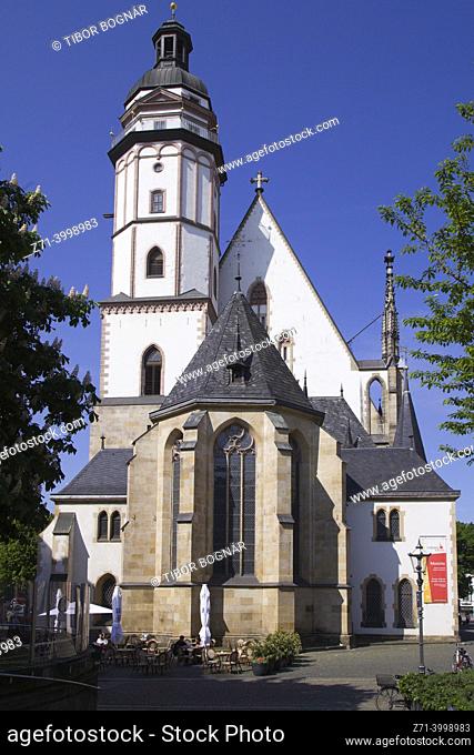 Germany, Saxony, Leipzig, Tomaskirche, St Thomas's Church,