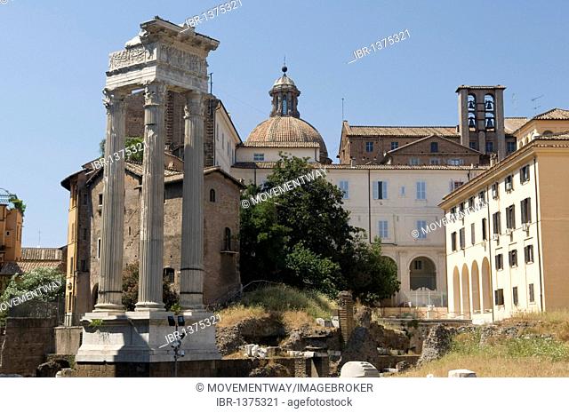 Temple of Apollo Sosianus at the Forum Holitorium, Rome, Italy, Europe