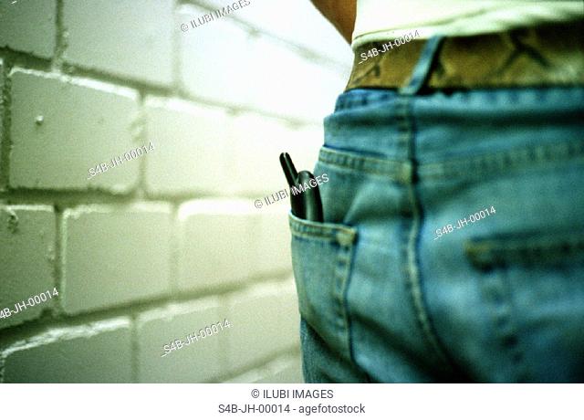 Mobile Phone in Jeans Pocket