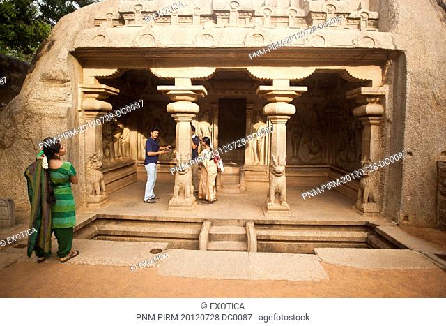 Ancient Varaha Cave Temple at Mahabalipuram, Kanchipuram District, Tamil Nadu, India