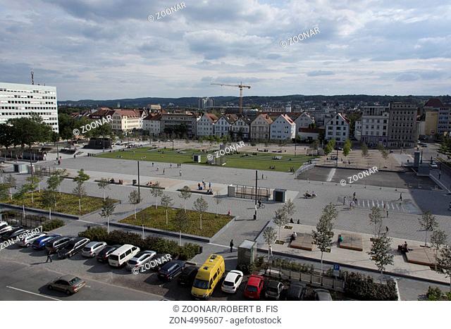 new Kesselbrink square in Bielefeld