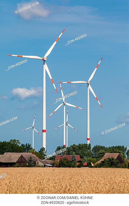 ökologische Energiegewinnung durch Windräder