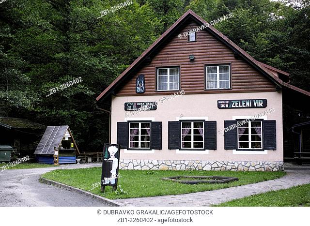 Zeleni Vir - Touristic place deep in the mountains of Gorski Kotar, Croatia, Europe. Natural wonder