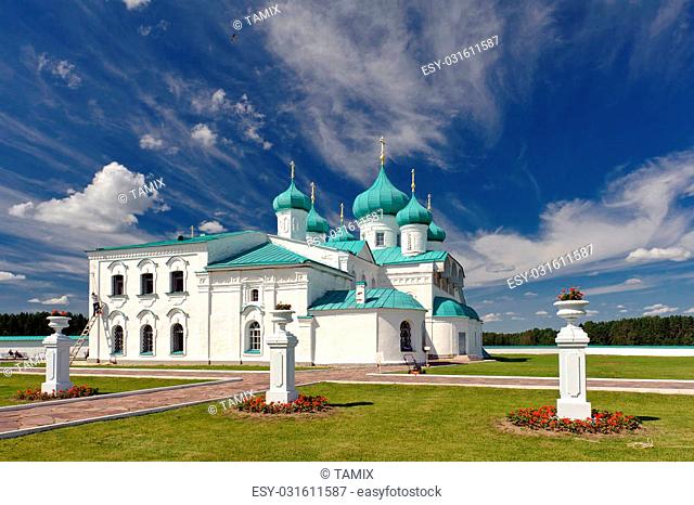 Male Holy Trinity Monastery Svirsky view from the main gate