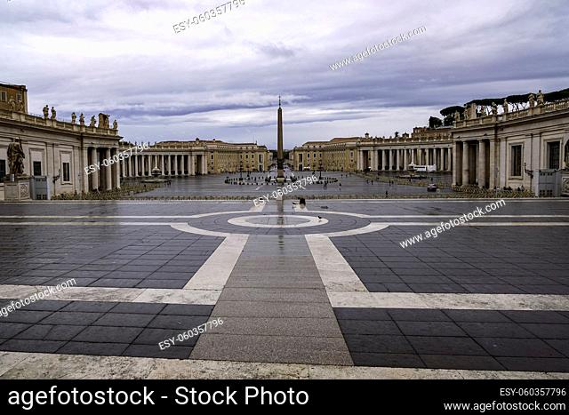 Panoramic View - Obelisco Piazza San Pietro Città del Vaticano