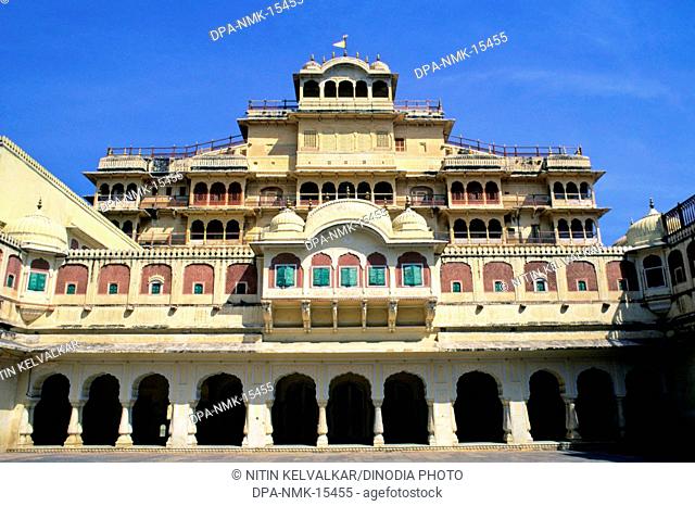 Chandra Mahal , City Palace , Jaipur , Rajasthan , India