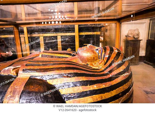 The outer coffin of Yuya, Yuya had three coffins which fitted one inside the other.Egyptian Museum. Egypt
