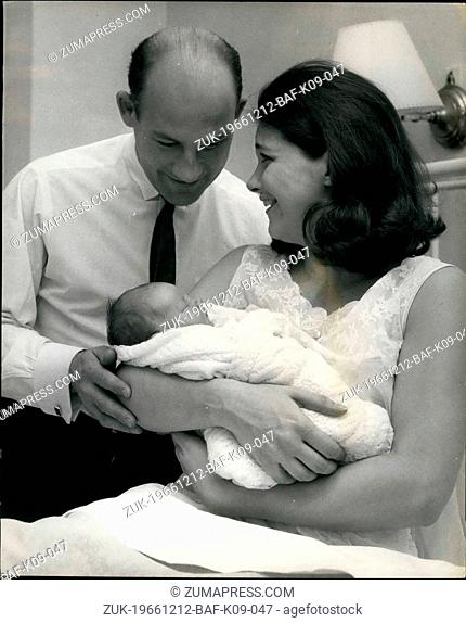Dec. 12, 1966 - Baby Daughter of Stirling Moss: Ex-champion racing driver Stirling Moss had to deal with an emergency on Christmas Day - the birth of his...