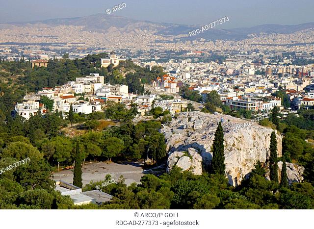 Aeropag Hill, Acropolis, Athens, Greece