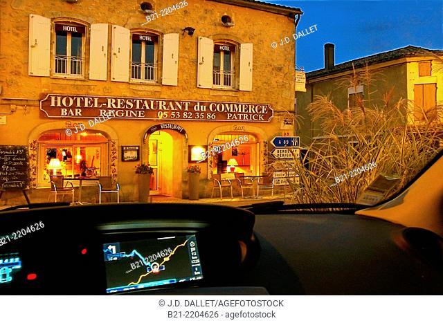 Hotel at Villefranche de Lonchat, Dordogne, Aquitaine, France