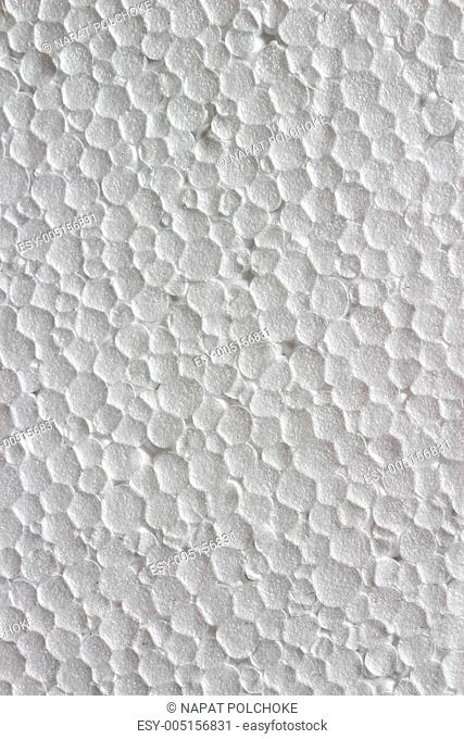 seamless texture of white polystyrene surface