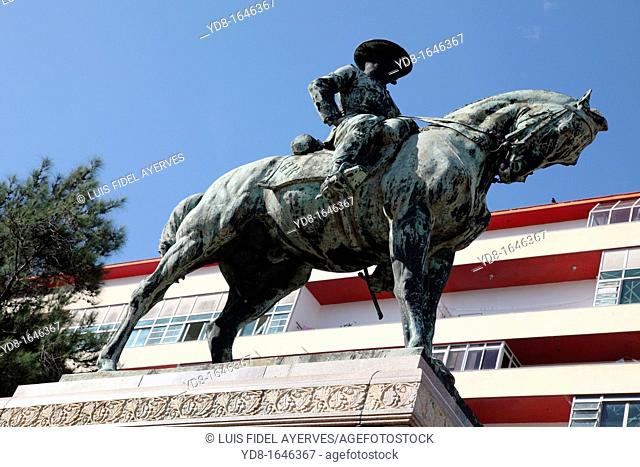 Monument in memory of Calixto Garcia hero of the War of Independence of Cuba