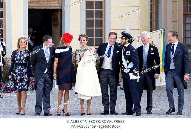 Stockholm, 11-10-2015 Princess Madeleine, Prince Nicolas, Mr Christopher O'Neill, Prince Carl Philip, Katarina von Horn Gustaf Magnuson Countess Natascha...