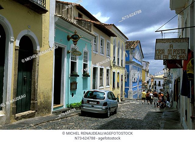 Largo do Pelourinho. Quarter of Pelourinho. Salvador de Bahia. Bahia. Brazil