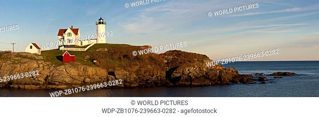 Cape Neddick Lighthouse (also known as Nubble Light); York Beach, Maine