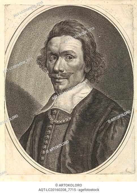 Portrait of Theodore John Dirk Graswinckel, Theodor Matham, Michiel Jansz van Mierevelt, 1636 - 1666