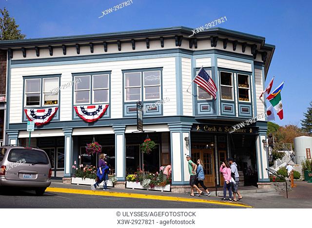 town of Friday Harbor, San Juan Island, archipelago of San Juan Islands, State of Washington, USA, America