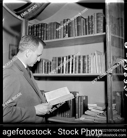 ***FEBRUARY 2, 1965 FILE PHOTO***The Mendel Museum prepare new exposition about Gregor Johann Mendel ""Father of Genetics"" in former Augustinian monastery in...