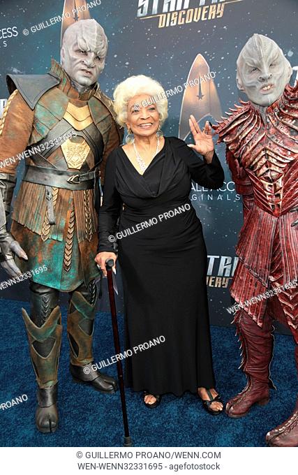 Premiere of CBS's 'Star Trek: Discovery' at The Cinerama Dome - Arrivals Featuring: Nichelle Nichols Where: Los Angeles, California