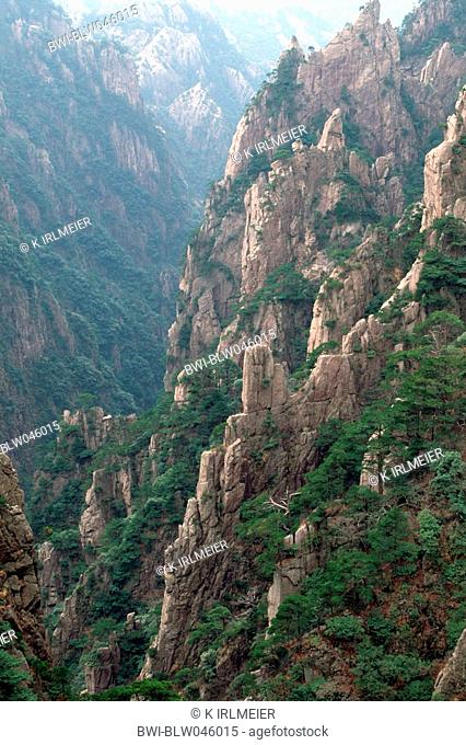 Grand Canyon of the West Sea, China, Anhui, Huang Shan, Huangshan