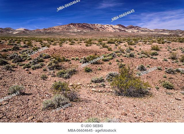 The USA, California, Death Valley National Park, scenery on the Dantes View Road