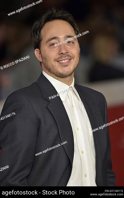 ROME, ITALY - OCTOBER 21: Pierfrancesco Nacca attend a red carpet for the movie ""Palazzina Laf"" during the 18th Rome Film Festival at Auditorium Parco Della...