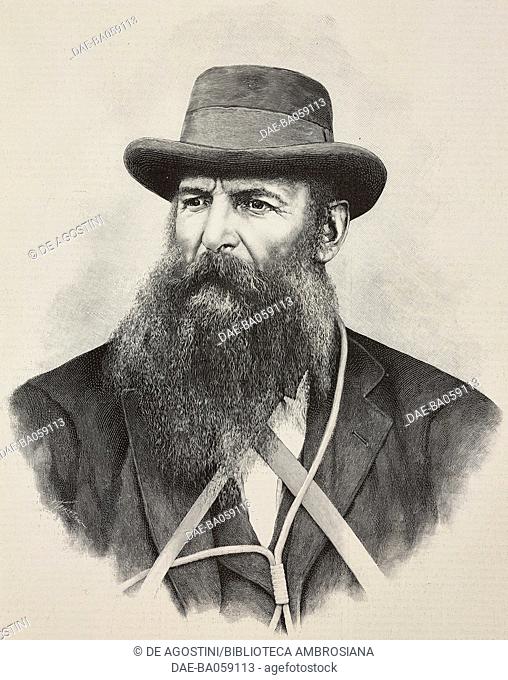 Portrait of the Boer General Koos de la Rey (1847-1924), illustration from L'Illustration, No 3081, March 15, 1902. DeA / Veneranda Biblioteca Ambrosiana, Milan