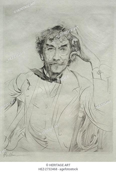 James MacNeill Whistler, 1897. Creator: Paul César Helleu (French, 1859-1927)