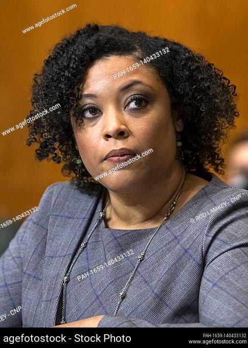 Shalanda D. Young appears before a Senate Committee on the Budget hearing to examine her nomination to be Deputy Director of the Office of Management and Budget