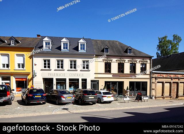Old residential buildings, Mersch, Luxembourg, Europe
