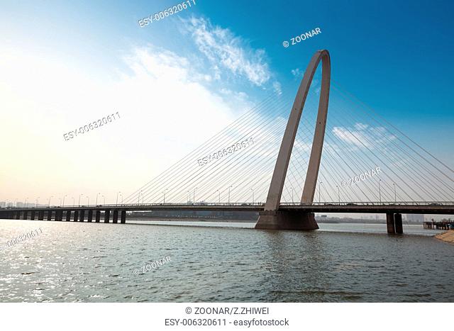 cable stayed bridge in xian