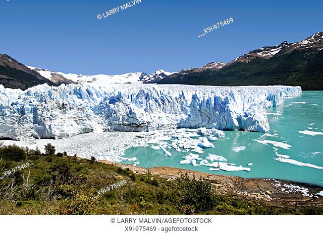 Overlook of Perito Moreno Glacier in Argentina