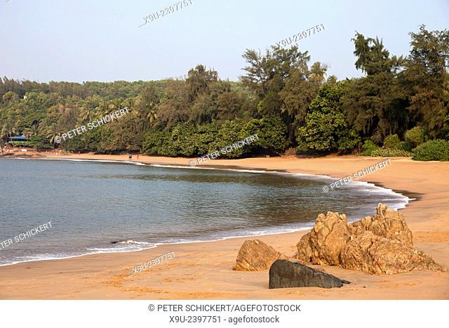 Om beach near Gokarna, Karnataka, India, Asia