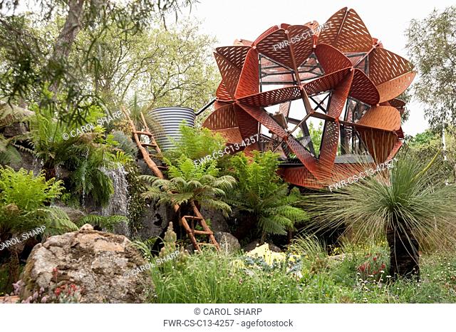 Chelsea Flower Show 2013, Trailfinders Australian garden, Flemings nurseries, Designer Philip Johnson. Gold medal and Best in Show