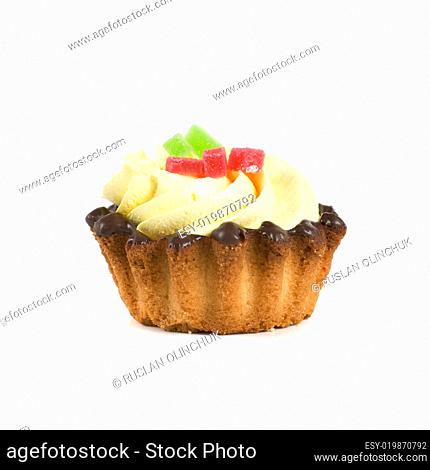 fruit jelly cupcake