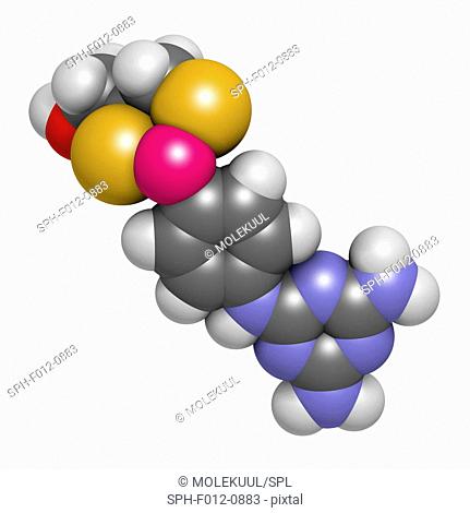 Melarsoprol trypanosomiasis drug molecule