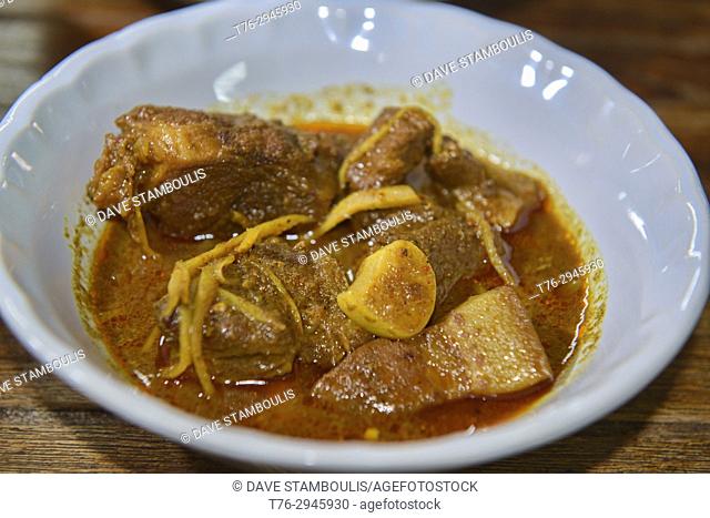 Haeng lay Shan pork curry in Chiang Mai, Thailand