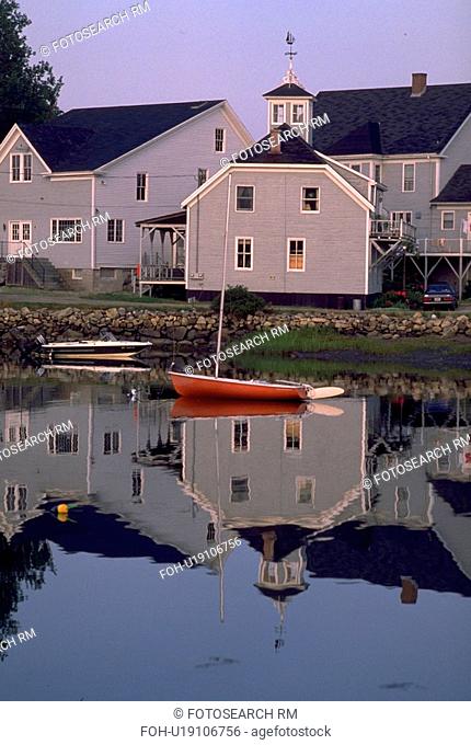 homes, water, front, reflections, nature, beach