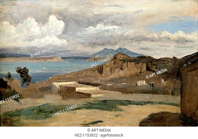 'Ischia, seen from Mount Epomeo', 1828. From the Musee du Louvre, Paris