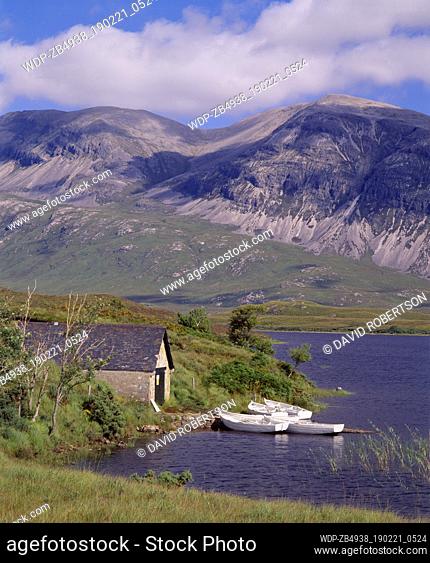 Loch Stack and Arkle, Sutherland, Highland, Scotland