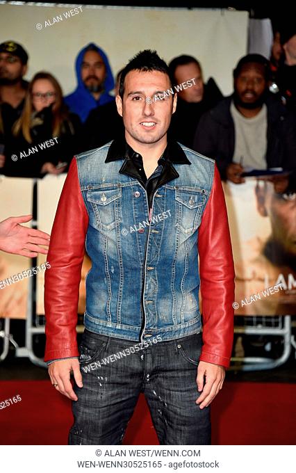 Celebs attend the World Premiere of I Am Bolt at the Odeon Leicester Square, London Featuring: Santi Cazorla Where: London