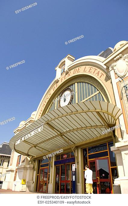 Train Station in Rochefort, Charente Maritime, France, Europe