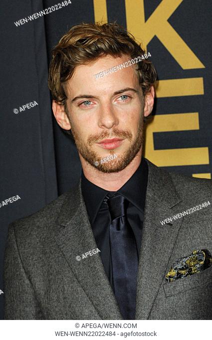 Los Angeles premiere of 'Unbroken' at the Dolby Theatre - Red carpet arrivals Featuring: Luke Treadaway Where: Los Angeles, California