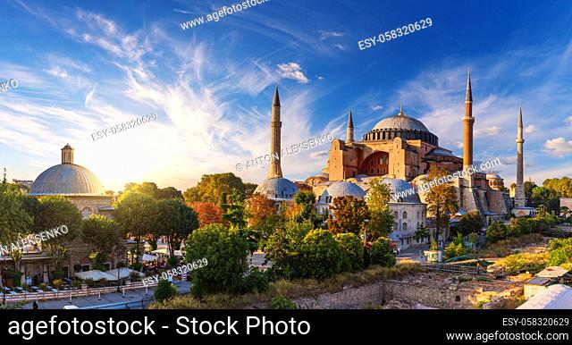 The Hagia Sophia Grand Mosque and museum of Istanbul, Turkey