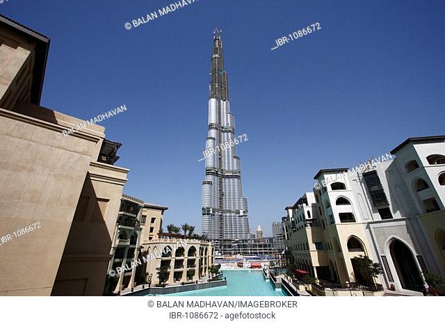 View of Burj from Palace Hotel, Dubai, United Arab Emirates