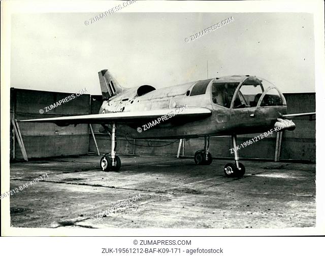 Dec. 12, 1956 - The Latest 'Flying Bedstead' Makes First Taxi-Ing Runs. The Short SC.1. originally known as the PD.11 - a jet powered research aircraft for...