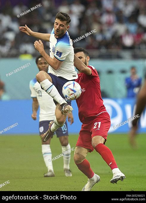 November 21, 2022, Stade Bollaert-Delelis, Lens Agglo, QAT, World Cup FIFA 2022, Group B, England (GBR) vs Iran (IRN), in the picture England's midfielder Mason...
