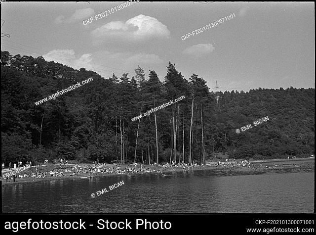 ***AUGUST 9, 1968, FILE PHOTO***  Recreation centre in the valley of the river Ricky. A recreation centre in the valley of the river Ricky was built right in...