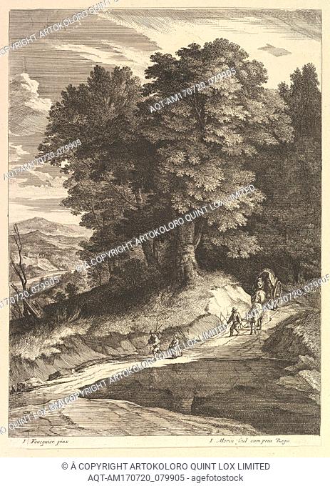 Le Chariot, Etching, image: 14 13/16 x 10 11/16 in. (37.7 x 27.1 cm), Prints, Jean Morin (French, Paris ca. 1605â€“1650 Paris)