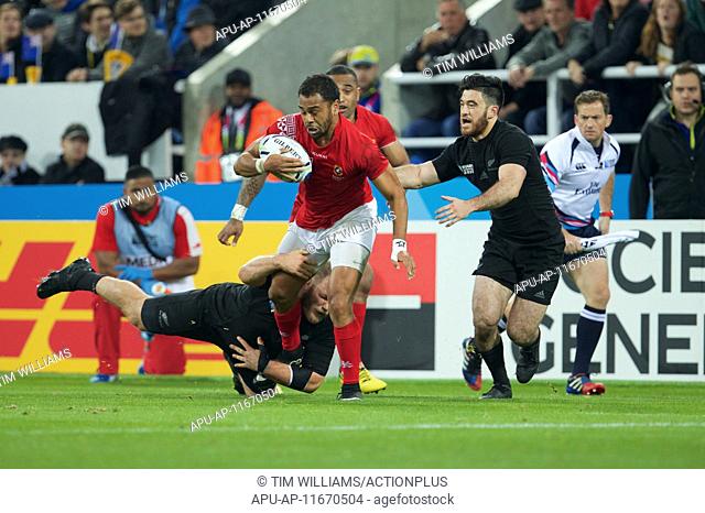 2015 Rugby World Cup New Zealand v Tonga Oct 9th. 09.10.2015. St James Park, Newcastle, England. Rugby World Cup. New Zealand versus Tonga
